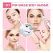 4 in 1 Women's Electric Razor - Stainless Steel Hair Cutter for Face Mustache Arms Legs Armpits & Bikini - Washable & Easy to Use - Buy Online on GoSupps.com