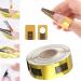 100PCS Nail Art Tips Golden Extension Forms Guide DIY Tool Acrylic UV Gel US