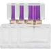 Perfume Dispenser Portable Square 3 Piece Refillable Perfume Bottle for Storing Perfumes/Essential Liquids/Liquids (Purple) - Buy Online on GoSupps.com