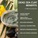 Clay Powder from Dead Sea Face Mask Mud Body Wash Anti Acne Black Spots Detox Pure Natural for Soap Making - Buy Online on GoSupps.com
