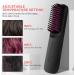 Upgraded Ionic Hair Straightener Brush - 16 Temp Settings Dual Voltage for Thick Curly Hair | Best Heat Brush Straightener for Women - Buy Online on GoSupps.com