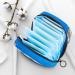 Menstruation Pad Bag with Zipper | Women's Napkin & Tampon Collection Bag | Stylish & Durable | Greece Santorini Caldera - Buy Online on GoSupps.com