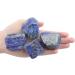Xiannvxi 2 Blue Sodalite Gemstones Healing Crystals Set | 100% Natural Water Stones for Enhanced Wellness - 4pcs C-Blue Sodalite (0.55lb) - Buy Online on GoSupps.com