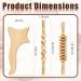 3-Piece Wood Therapy Massage Kit for Lymphatic Drainage and Cellulite Reduction - Buy Online on GoSupps.com