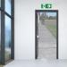 Pubblimania Emergency Exit Sign - Robust PVC for Indoor & Outdoor Use (29x13 cm Right Indicator) - Ideal Safety Solution - Buy Online on GoSupps.com