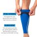 360 RELIEF Compression Calf Sleeves for Men and Women - Shin Splints, Muscle Cramps, Workout Support | Running, Hiking, Marathon Gear - M L XL Sizes with Mesh Laundry Bag - Blue, M-Single - Buy Online on GoSupps.com