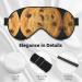 Silk Chocolate Cookie Print Sleep Eye Mask | Night Light Blocking Blindfold for Men & Women - Comfortable Sleep Solution - Buy Online on GoSupps.com