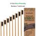 Isshah Biodegradable Bamboo Toothbrushes - Eco-Friendly & Compostable (Pack of 8) - Buy Online on GoSupps.com