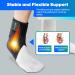 Ankle Brace for Men & Women - Adjustable Support for Sprained Ankle Recovery | Detachable Metal Springs | Stabilizer for Running Basketball & Volleyball - Buy Online on GoSupps.com
