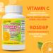 Arymar Vitamin C 1000 mg with Rosehip Extract 30 mg - High-Potency Vitamin Supplement - 60 Tablets - Buy Online on GoSupps.com