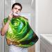 Bright Cabbage Print Beard Bib Apron - Men's Beard Hair Catcher & Cape for Easy Shaving & Trimming | International Shipping Available - Buy Online on GoSupps.com