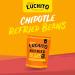 Gran Luchito Mexican Chipotle Refried Beans 15oz (Pack of 6) - Vegan, Non-GMO, Microwavable Pouch - Buy Online on GoSupps.com