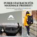Mixirl Stylish Baby Diaper Backpack | Rolltop Design Large Capacity & Stroller Attachment - Perfect for Moms (Black) - Buy Online on GoSupps.com