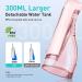 COSLUS Water Teeth Flosser: 300ML Electric Water Tooth Floss Cordless Jet Flossers for Teeth Cleaning IPX7 Waterproof Rechargeable Portable Travel Floss Light-Pink Absolute Cherry Pink - Buy Online on GoSupps.com
