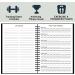 Fitness Journal - Workout Journal/Planner 8.3" x 6.3"  Fitness Planner to Track Workout Process  178 Pages with PP Cover + 2 Goals/Note Pages+ Twin-wire Binding Black - Buy Online on GoSupps.com