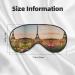 Beautiful Eiffel Tower Paris Print Unisex Sleep Mask | Double-Sided Eye Mask for Sound Sleep & Skin Care - Shop Internationally - Buy Online on GoSupps.com