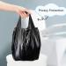 Fyy 4 Gallon Garbage Bags with Handles - 100 Count | Durable Waste Bags for Bathroom Kitchen Office | Black 46x62 cm | Eco-Friendly Shipping Worldwide - Buy Online on GoSupps.com