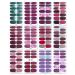20 Red Nail Polish Strips for Women | Self-Adhesive Nail Wraps with Nail File - Real Polish Stickers - Buy Online on GoSupps.com