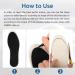 Barefoot Shoe Insoles - Breathable Latex Foam Inserts for Men 4-10 Women 5-11 (6 Pairs White) - Washable & Cuttable Replacement Insoles - Buy Online on GoSupps.com