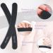 URAQT 15PCS Nail Files Set - Curved Fingernail Files - Double-Sided Emery Board - 100/180 Grit - Professional Manicure Tools for Home and Salon Use - Black - Buy Online on GoSupps.com