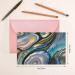 YYHWHJDE Pink Abalone Nacre Printing High-Grade Pearl Paper Greeting Card : 4x6 In For Birthday Card Party Invitation Card Pink One Size - Buy Online on GoSupps.com