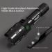POVAST 1600 Lumens Tactical Flashlight with Picatinny Rail Mount - Remote Pressure Switch, USB Rechargeable - Matte Black - Buy Online on GoSupps.com