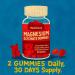 Heatonicel Magnesium Glycinate Gummies 400mg for Adults Stress Relief Supplement with CoQ10 Vitamin-D|B6 for Sleep Relaxation Bone & Memory Focus Strawberry Yogurt Flavor 60 Count - Buy Online on GoSupps.com