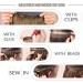 RUNATURE 40CM Real Hair Wefts Black Extensions - 100g Straight Hair for Sewing | Color #1 - Buy Online on GoSupps.com