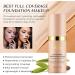 Couleur Changeant Chaude Peau Tone Fondation Cr me De Fondation Fondation Hydratante De Ton De Peau Chaude Finition Lisse Sans Poids Impermeable L'Eau Et L' preuve Du Transfert Avec Spf50+ - 30Ml - Buy Online on GoSupps.com