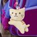 Buy Kawaii Cat Plush Key Pendant | Cute Cartoon Keychain - Soft Plush Figure Toy - Buy Online on GoSupps.com