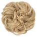 Jjstar 2-Piece Hair Part with Rubber Band - Perfect Dutt Hair Tie for Messy Buns Ponytails & Extensions | Ideal for Women & Girls in Light Honey Blonde - Buy Online on GoSupps.com