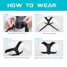 Posture Corrector for Men & Women | Adjustable Upper Back Brace Support | Pain Relief for Neck & Clavicle | Scoliosis Back Straightener - Buy Online on GoSupps.com