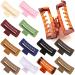 12 Pack 5'' Extra Large Hair Claw Clips for Women Thick Hair Rectangle Big Jaw Clips 12 Matte Color Jumbo Claw Clips Non-slip Strong Hold Hair Clamps for Long Curly Straight Hair