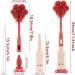 3-in-1 Red Baby Bottle Cleaning Brush Kit - For Bottles, Nipples, and More - Buy Online on GoSupps.com