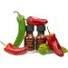 Ring of Fire Chilli Challenge Game Hot Sauce Gift Set - 10 x 20ml Including Carolina Reaper - Perfect Secret Santa & Novelty Gift - Buy Online on GoSupps.com