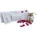 Royalz Collection 12-Pack White Washcloths 550 GSM 100% Cotton - Highly Absorbent Face Towel - 13x13 inches - Set of 12 Pieces - Buy Online on GoSupps.com