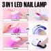 TOMICCA 4 in 1 Gel Nail Glue and Lamp Kit - Portable UV Nail Lamp for Fast Nail Extension System - Ideal for Travel - Buy Online on GoSupps.com