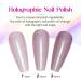 MIZHSE 15ML Quick Dry Holographic Nail Polish Shimmer Glitter Nail Polish Varnish Magic Colour Change Iridescent Nail Lacquer Long Lasting No Need Lamp Cure 002 LSZJY002 - Buy Online on GoSupps.com