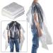 100pcs Disposable Capes Hair Salon (63 x 51 in), Disposable Hair Cutting Capes for Barber Shop, Waterproof Shampoo Capes for Hair Stylist Home Hairdressing, Hair Coloring, Perming