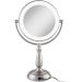 Zadro 11 Makeup Mirror with Lights and 12X/1X Magnification, Dimmable Touch LED Lighted Mirror, Satin Nickel - Buy Online on GoSupps.com