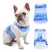 Nivofu summer dog shirt cooling vest for dogs soft dog clothing dog sleeveless vest breathable UV protection pet t-shirt blue shirt for small medium-sized dog cat pet (l)