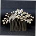 FRCOLOR Women's Comb Jewellery Bridal Hair Comb Wedding Hair Clip Comb Pearl Hair Clips Bridal Crystal Hair Comb Wedding Tiara Hair Pin Hair Accessories European and American Miss - Buy Online on GoSupps.com
