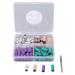 Nail Grinding Caps Polishing Reliable Remove Dead Skin Reduce Calluses Sanding Bands Mandrel Drill with Storage Box for Foot Care - Buy Online on GoSupps.com