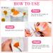 Supkiir 60 Pcs Facial Brush Set - Versatile Face Mask Applicators for Skincare & Makeup | Slim Soft Tools for Women & Estheticians - Orange & White - Buy Online on GoSupps.com