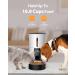 Petory Timed Automatic Cat Feeders - 4L Programable Dry Food Dispenser for Cats and Small Medium Dogs 6 Meals with Desiccant Bag Dual Power Supply 10S Voice Recorder White Regular Version - Buy Online on GoSupps.com