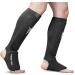 Meister MMA Shin and Instep Guards - Padded Elastic Protection for Kids (X-Small Black) - International Shipping Available - Buy Online on GoSupps.com