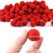 TUPARKA 100 Pcs 1 Inch Red Craft Pom Poms for DIY Art Projects - Buy Online on GoSupps.com