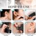 Professional Ear Piercing Gun Kit with 20 Pairs 316L Surgical Stainless Steel Studs - Black - Buy Online on GoSupps.com