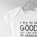 Hippowarehouse Grandad-Inspired Baby Vest Bodysuit - Short Sleeve for Boys and Girls - Buy Online on GoSupps.com