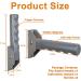 Healvaluefit Flip up Grab Bar for Elderly - Folding Doorway Assist Handle - Mobility Aid for Seniors - Grey - Buy Online on GoSupps.com